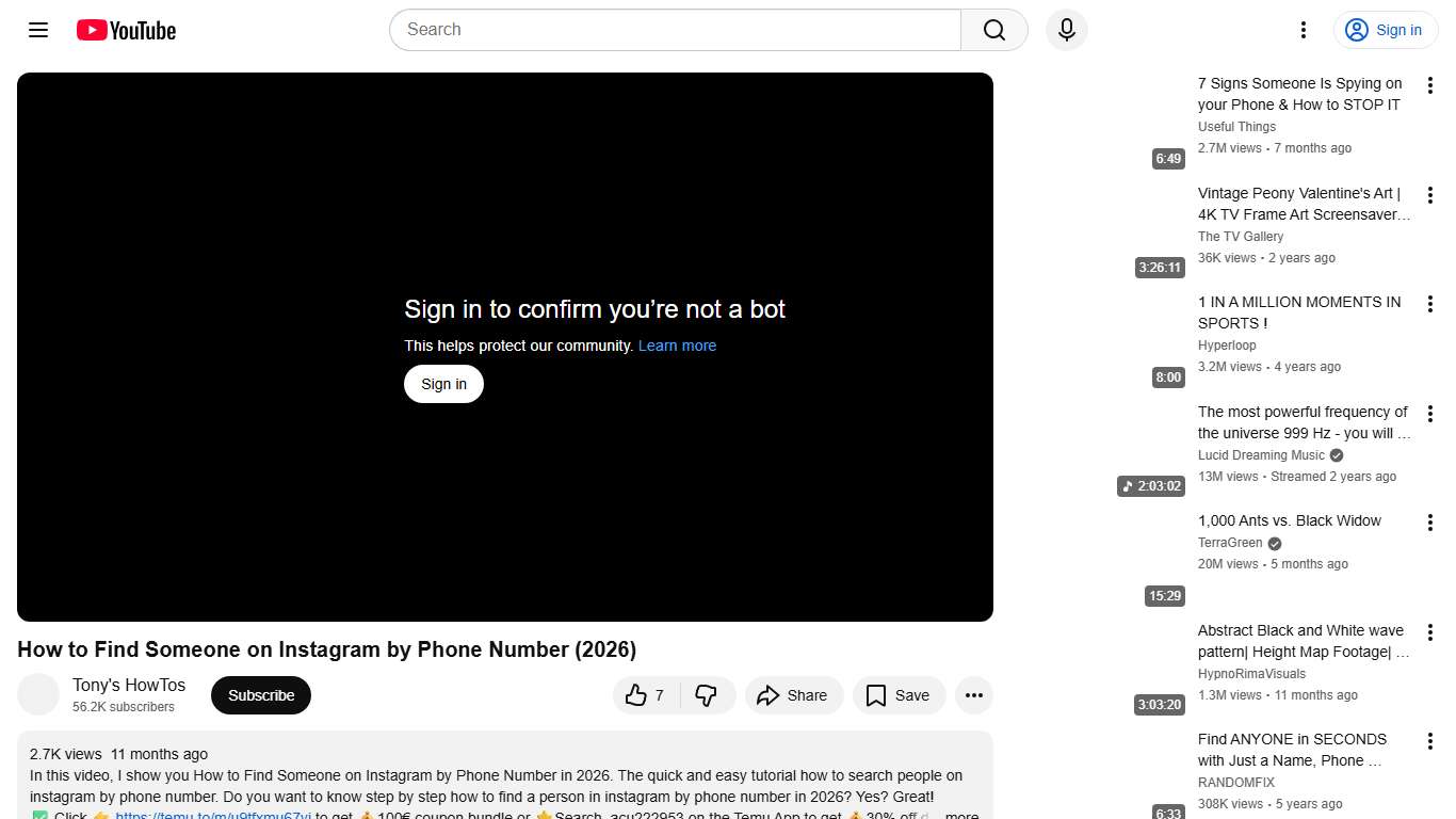 How to Find Someone on Instagram by Phone Number (2026) - YouTube